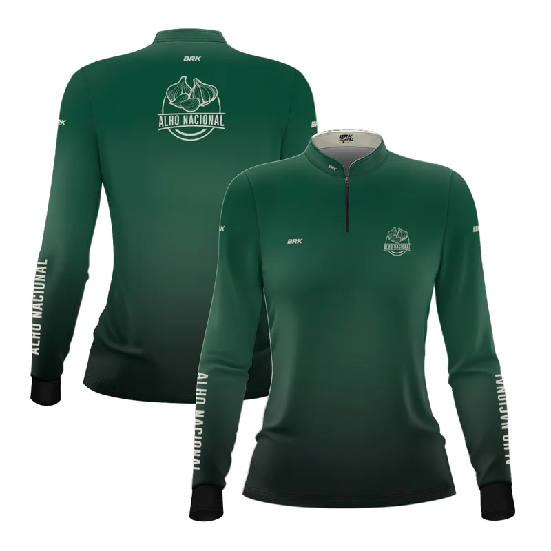 Camisa Agro Feminina Brk Alho Nacional com Proteção Solar UV50+ G2