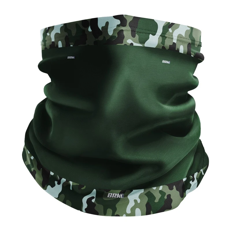 Bandana Tubeneck Brk Camuflada Verde Escuro com Proteção UV50+
