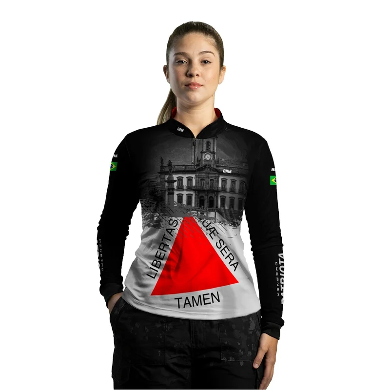 Camisa Feminina Brk Minas Gerais Proteção Solar UV50+ GG