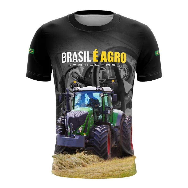 Camiseta Agro Brk Brasil é Agro 06 com Proteção Solar UV50+ G2