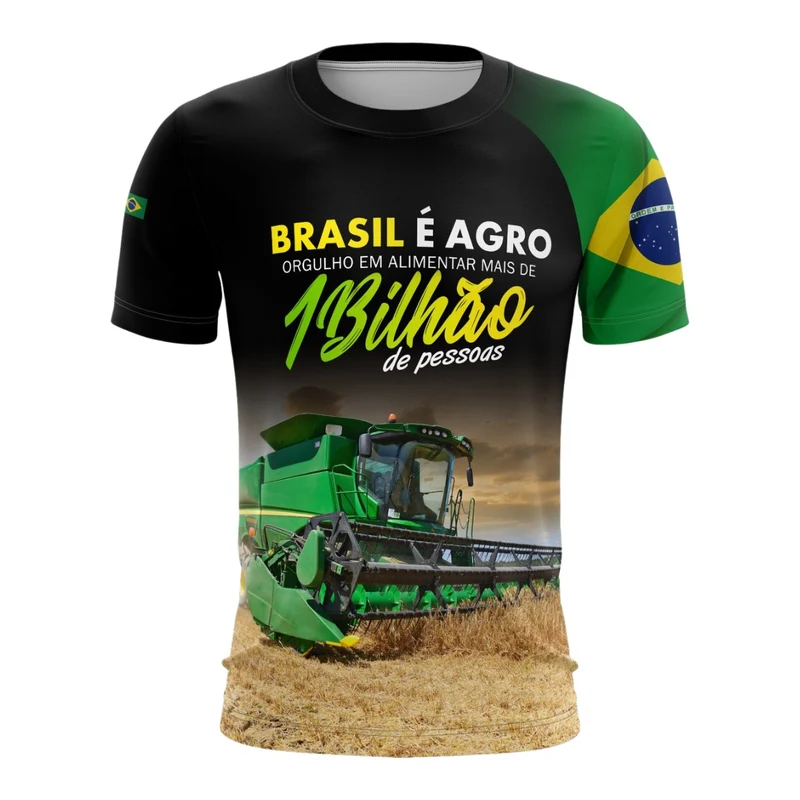 Camiseta Agro Brk Agro é Bilhão com Proteção Solar UV50+ G1