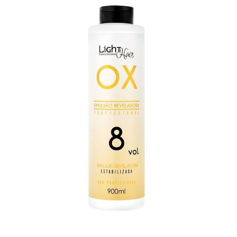 Água Oxigenada Emulsão Reveladora 08 Vol - 900 Ml