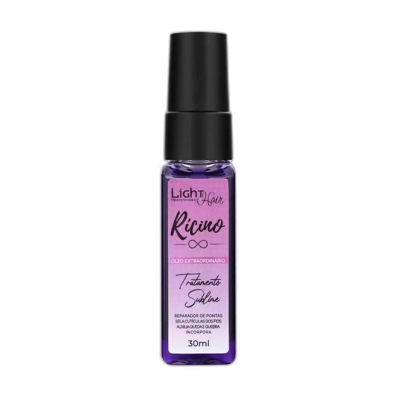 Light Hair Serum Reparador De Pontas Ricino 30ml
