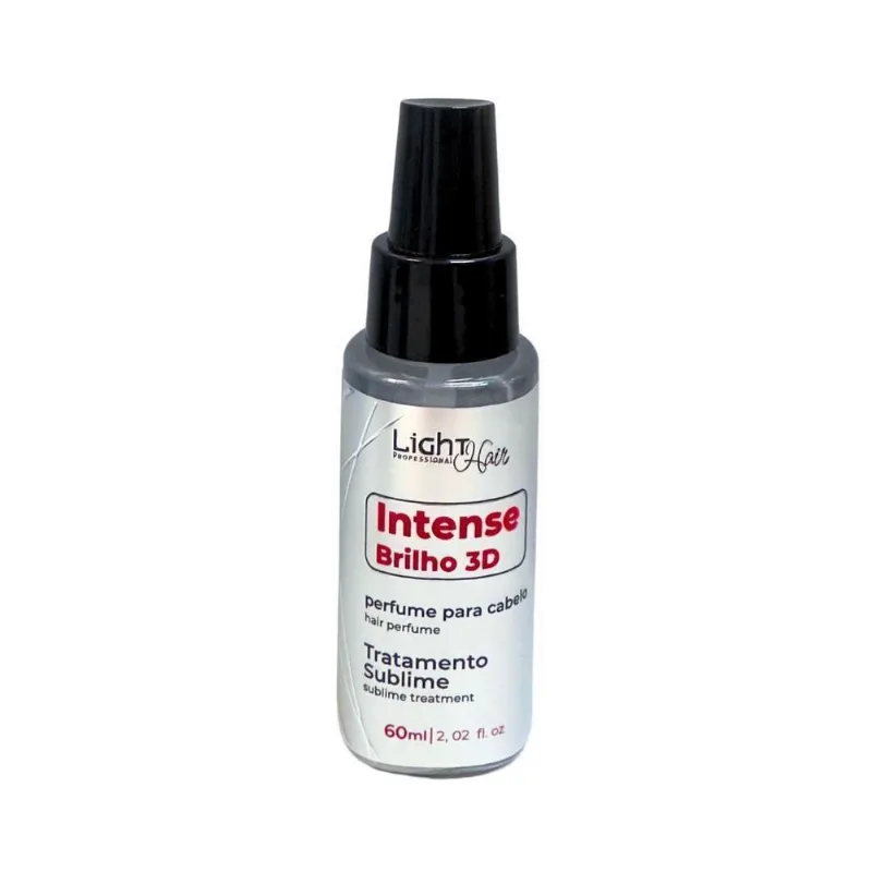 Perfume De Cabelo Intense Brilho 3d - 60ml Light Hair