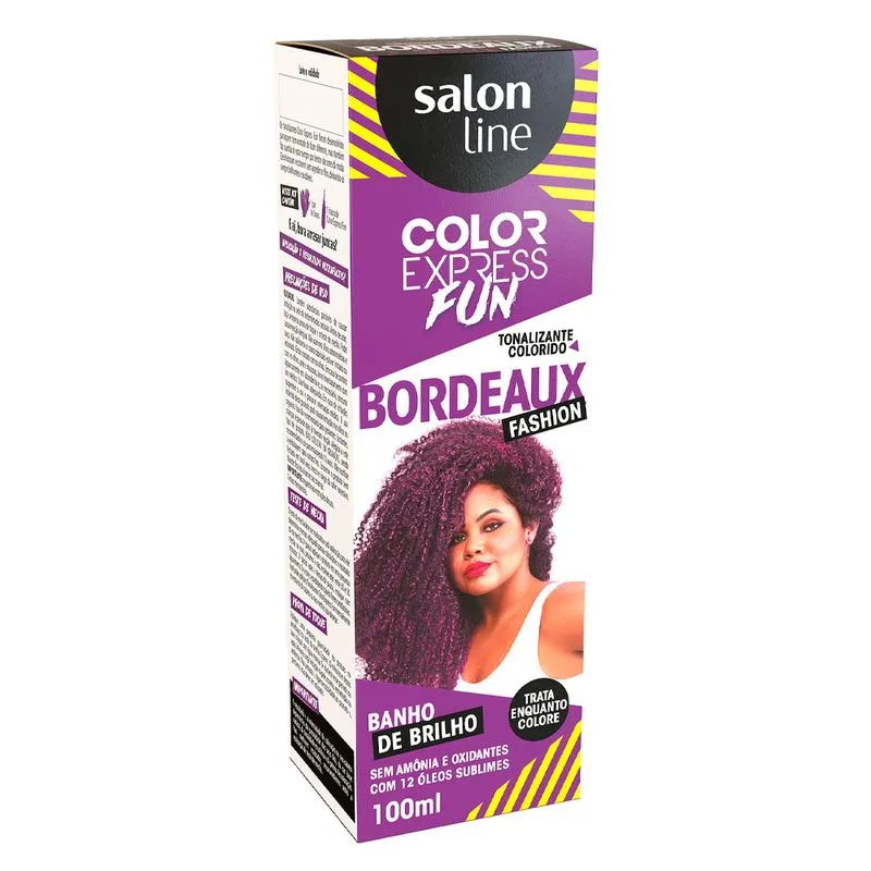 Kit Tonalizante Color Express Salon Line Bordeaux 100ml