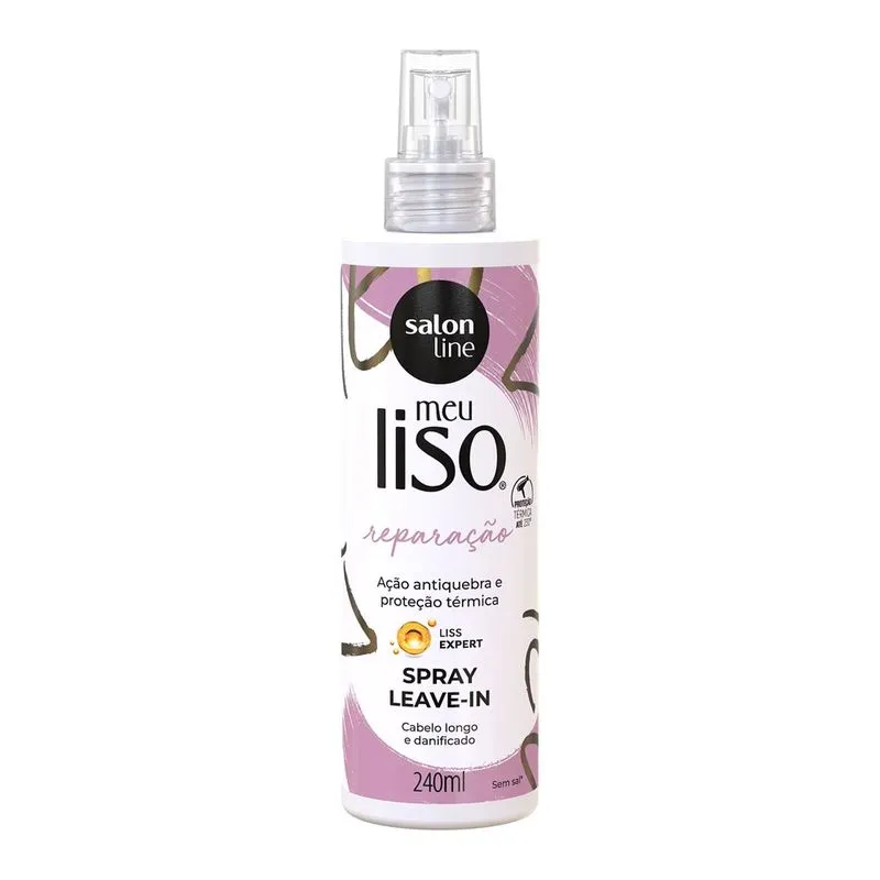 Spray Leave In Meu Liso Reparação 240ml Salon Line