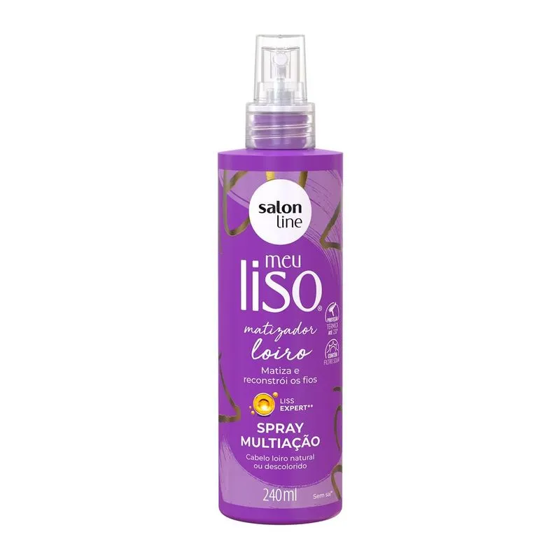 Spray Matizador Loiro Meu Liso Multi Ação 240ml Salon Line