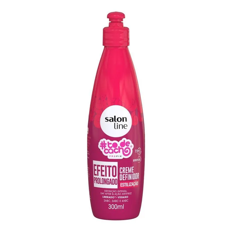 Creme De Pentear Definidor Salon Line To De Cacho Efeito Prolongado 300ml