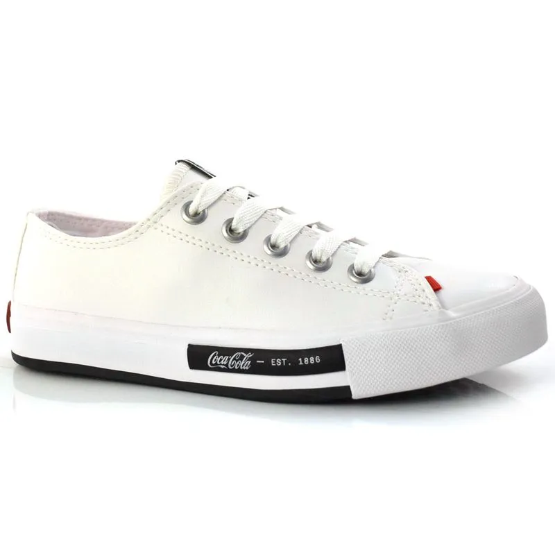 Tênis Casual Feminino Coca Cola Daytona Branco CC2079 36