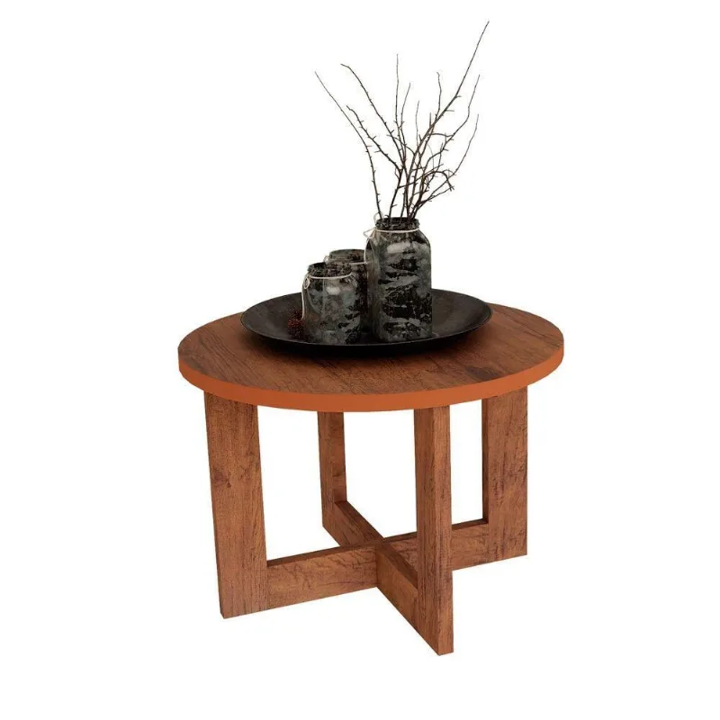 Mesa De Centro Luxo Canela Madeirado