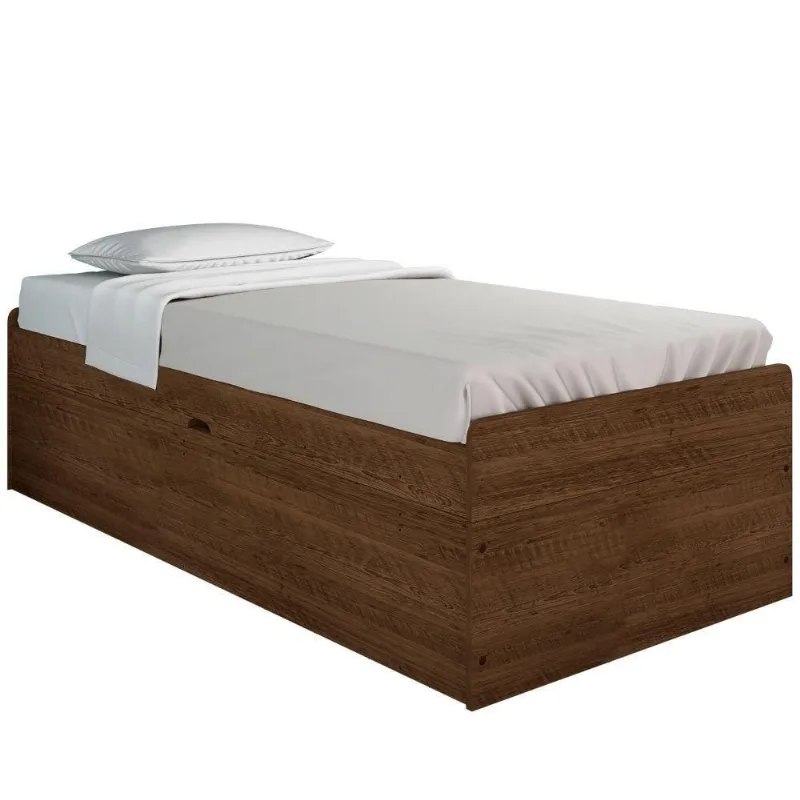 Cama Compartimento Solteiro Hanna Malbec