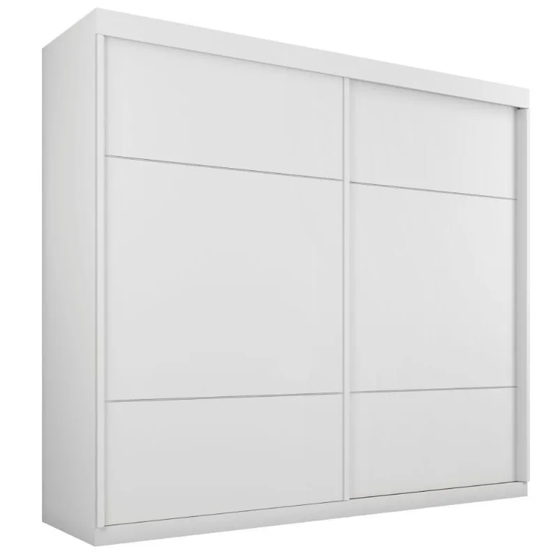 Roupeiro Asteca Duas Portas De Correr Branco