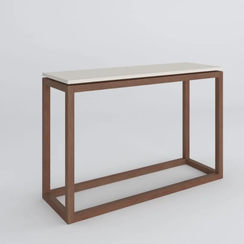Mesa De Apoio Jones Off White Amêndoa