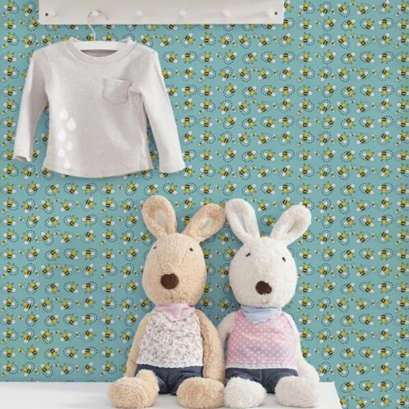 Papel De Parede Kids Abelhas