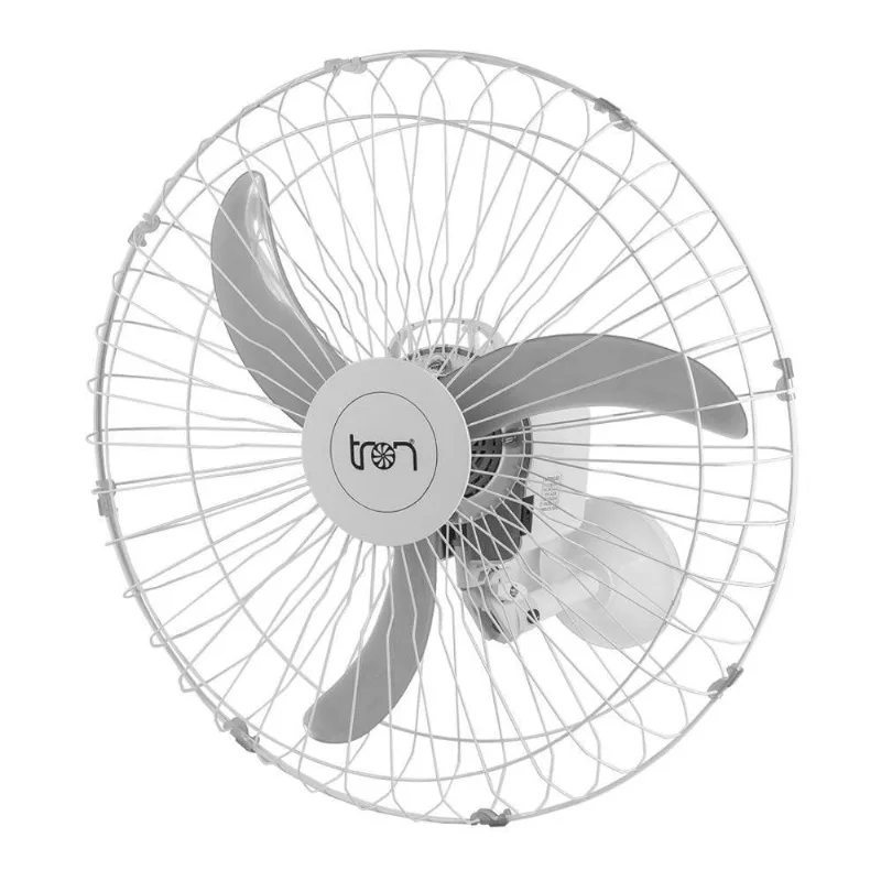 Ventilador De Parede Oscilante 60 Cm Bivolt Branco Bivolt