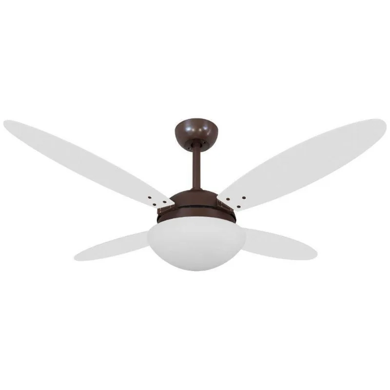 Ventilador De Teto Luna Branco Ou Tabaco 127V 110V