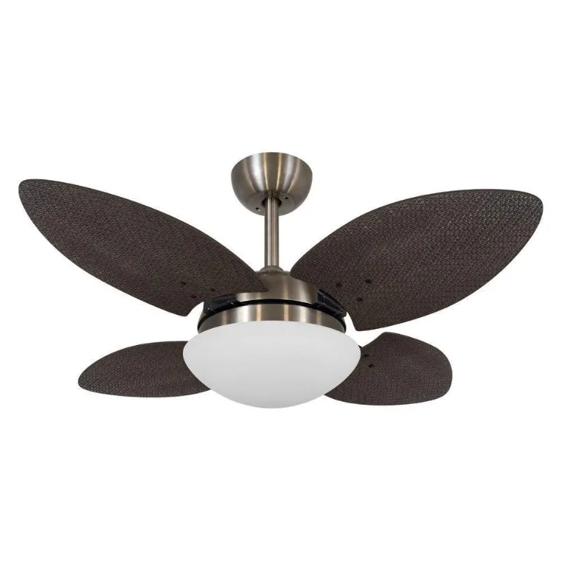 Ventilador De Teto Lil Prince Premium Tabaco 127V 110V