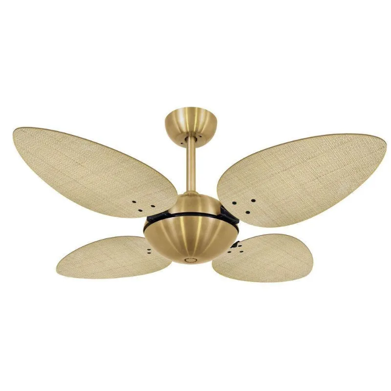 Ventilador De Teto Volare Office Prince Premium Natura 127V 110V