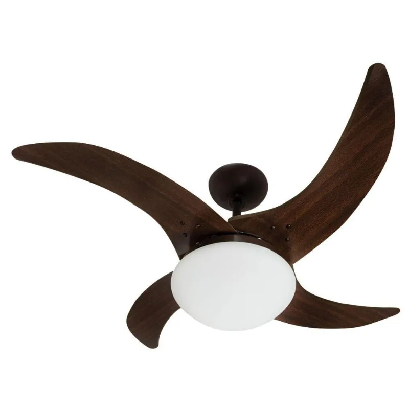Ventilador Carvalho 4 Pás 110V Marrom Café 110V
