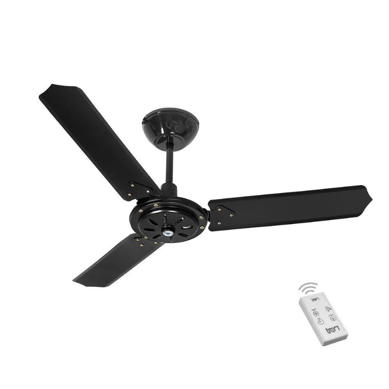 Ventilador Leblon Preto 220V 3 Pás E Controle Remoto 220V