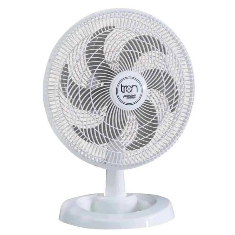 Ventilador Médio Maggie Branco Oscilante 127V Pás Prata 110V