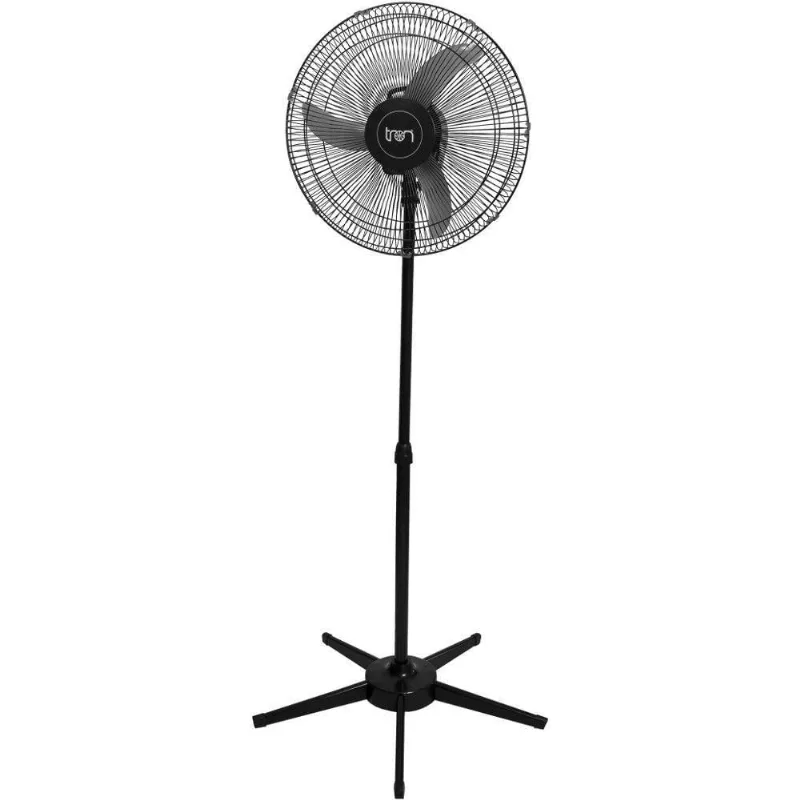 Ventilador Pedestal Oscilante 50 Cm 110V Preto 110V