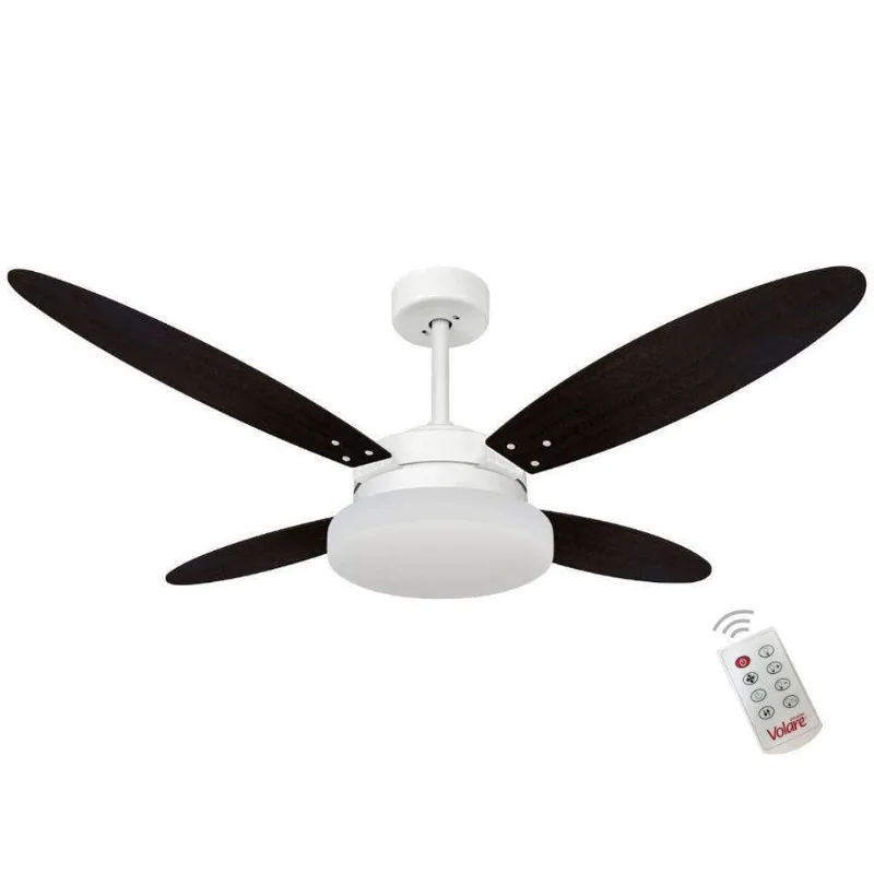 Ventilador Luna Branco Tabaco 220V E Controle Remoto 220V