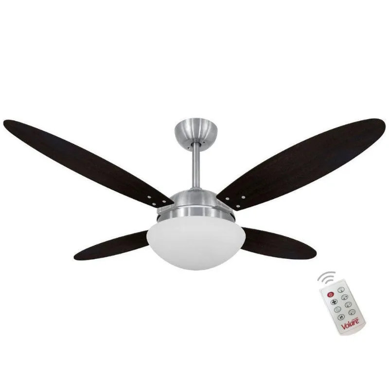 Ventilador Luna Branco Tabaco 220V E Controle Remoto 220V
