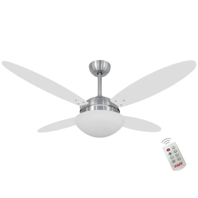 Ventilador Luna Branco Tabaco 220V E Controle Remoto 220V