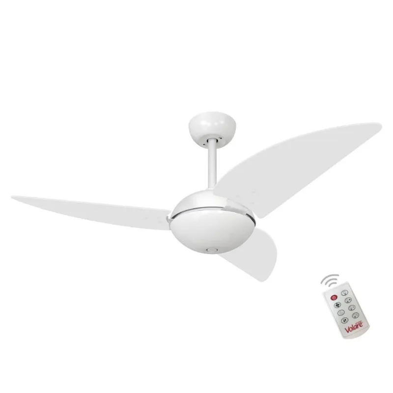 Ventilador Off Clear Branco 110V E Controle Remoto