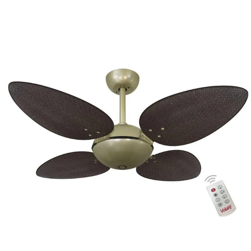 Ventilador Off Premium Tabaco 127V E Controle Remoto 110V
