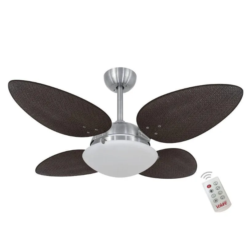Ventilador Premium Tabaco 127V E Controle Remoto 110V