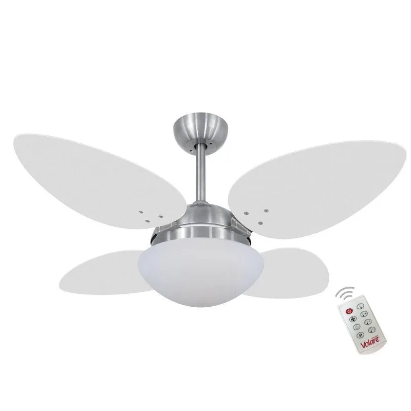 Ventilador Prince Iv Branco 127V E Controle Remoto 110V