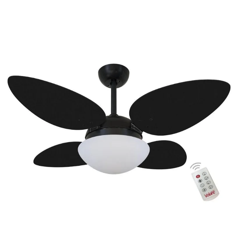 Ventilador Prince Iv Preto 220V E Controle Remoto 220V