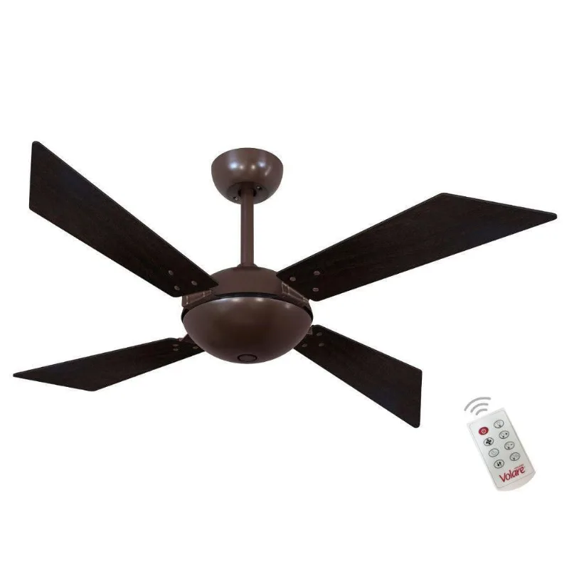 Ventilador Tecno Off Tabaco 127V E Controle Remoto 110V