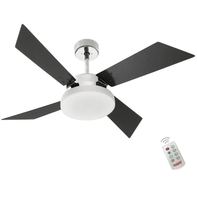 Ventilador Tecno Preto 127V E Controle Remoto 110V