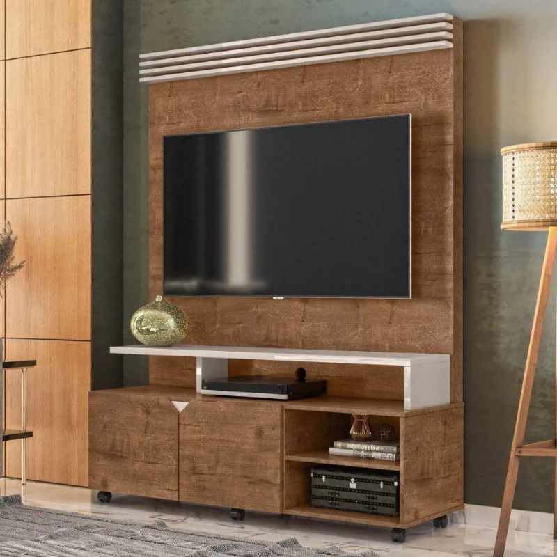 Painel E Rack Para Tv Magi Madero Off White