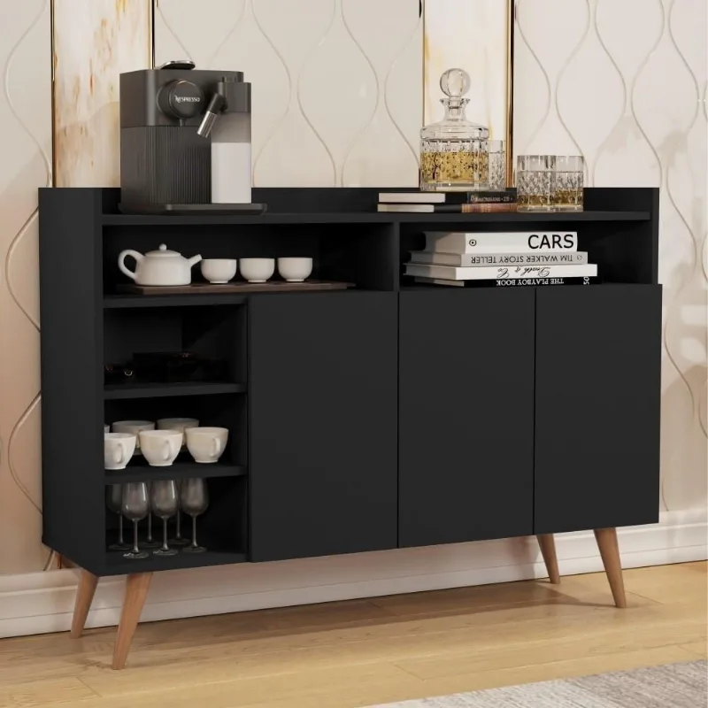 Aparador Bancada Acrab Black - Sofisticação e Design