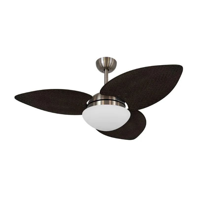Ventilador De Teto Kovalski Bronze 3 Pás Palmae Tabaco 127V 110V