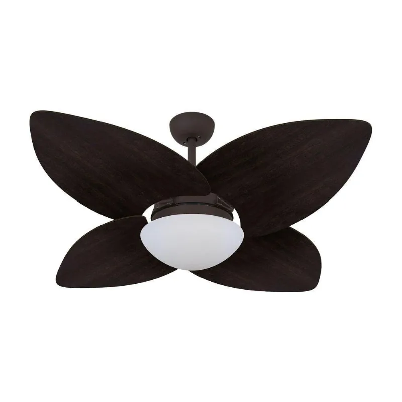 Ventilador De Teto Marrom 4 Pás Tabaco 127V 110V