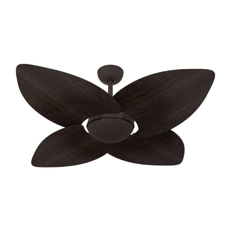 Ventilador De Teto Marrom 4 Pás Tabaco 220V 220V