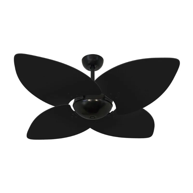 Ventilador De Teto Kovalski Nero Office 4 Pás Preto 127V 110V
