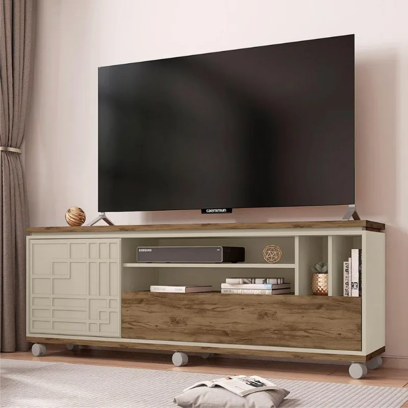 Rack Para Tv Snake Jatoba Off White