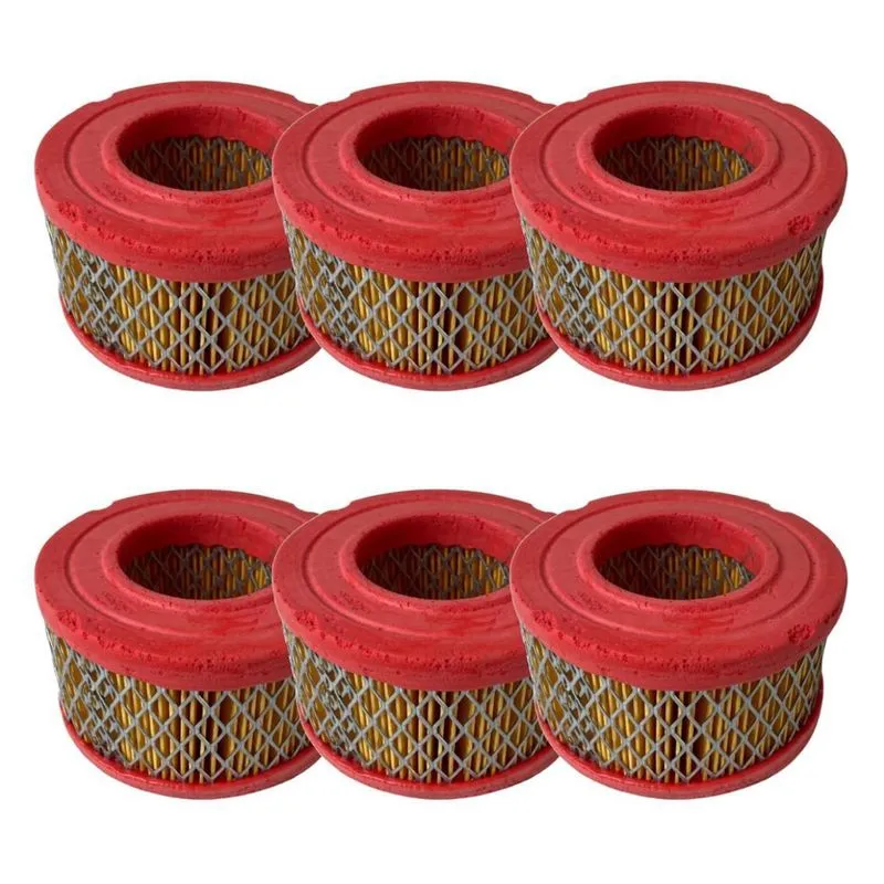 Kit 6 Elementos Filtro De Ar Compressor Psv 20 40 60 Pés
