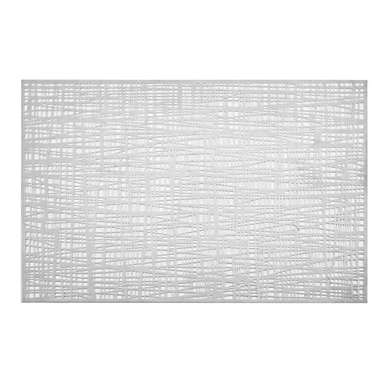 Lugar Americano Trama Sintético Branco 45,5x30cm 6 Peças