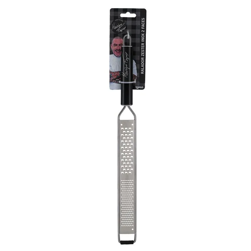 Ralador Zester Inox 2 Faces 40,5cm Chef Henrique Fogaça