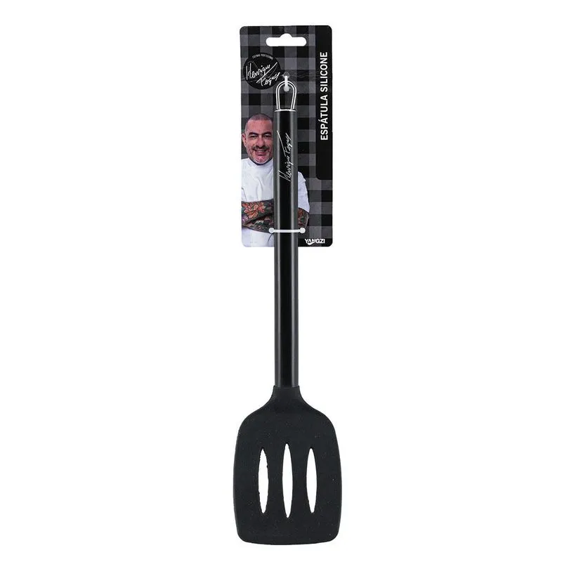 Espátula De Silicone E Aço Inox 35cm Cozinha Henrique Fogaça