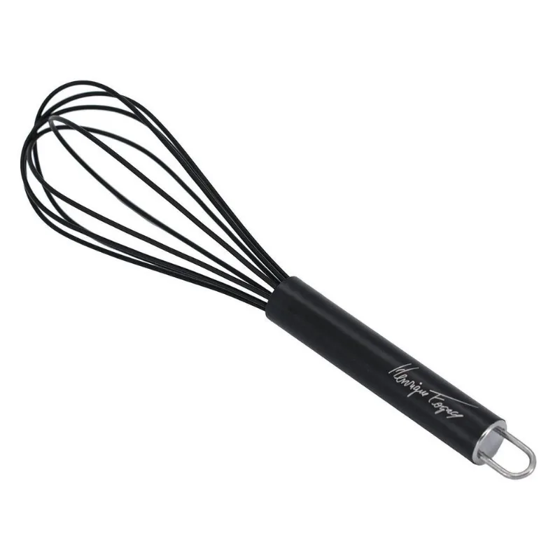 Batedor De Ovo Silicone 32cm Aço Inox Henrique Fogaça