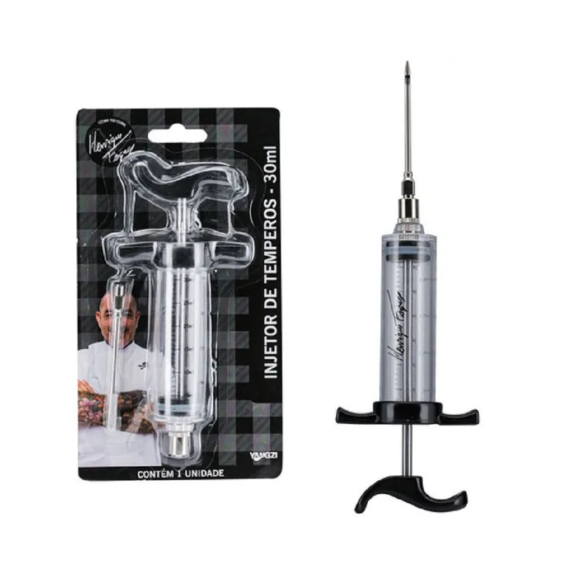 Injetor Temperos Seringa 30ml Chef Fogaça Yangzi