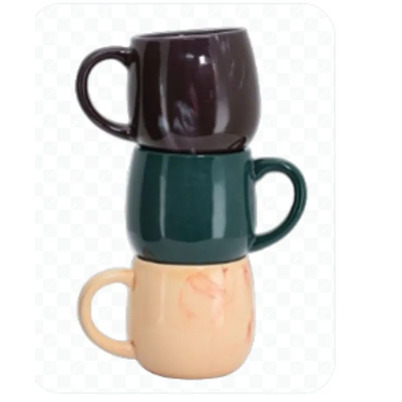 Caneca De Cerâmica Curvy (1 Unidade) - Cores Variadas/Sortidas - Tuut